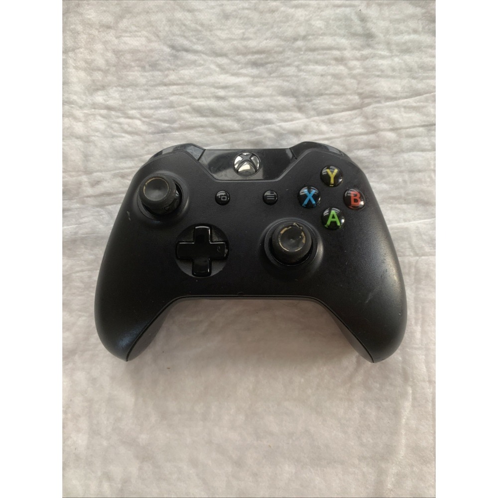 Microsoft Xbox One Black Wireless Controller Model 1697 - Untested